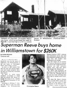 CHRISTOPHER REEVE- April 22, 1986.
Caped Wonder Stuns City!