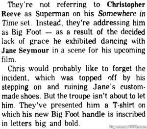 CHRISTOPHER REEVE- June 29, 1979.
Caped Wonder Stuns City!