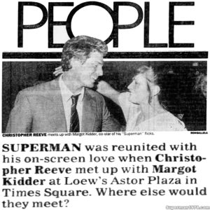 CHRISTOPHER REEVE- June 5, 1987.
Caped Wonder Stuns City!
