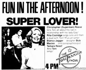 CHRISTOPHER REEVE- September 15, 1980.
Caped Wonder Stuns City!